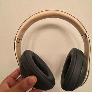 Beats by Dre Gold and Black Over-Ear Headphones